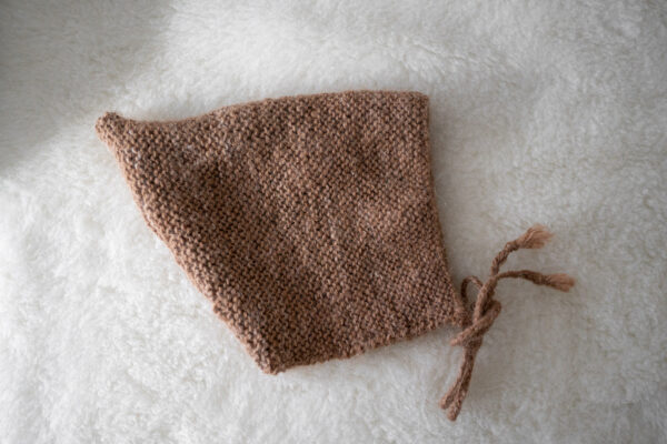alpaca woolen pixie hat caramel - Afbeelding 4