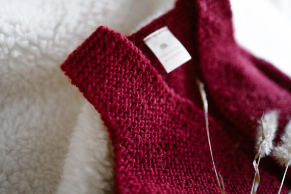 woolen gilet happy red - Afbeelding 2