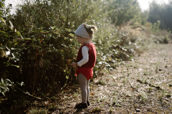 woolen gilet happy red - Afbeelding 5