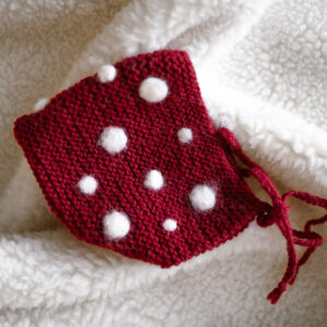 woolen pixie hat toadstool