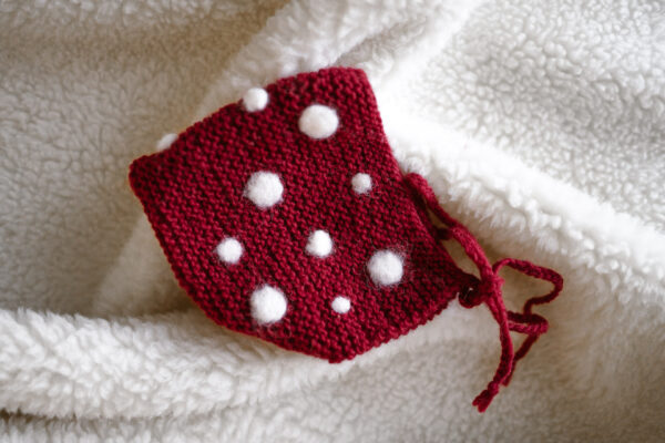 woolen pixie hat toadstool