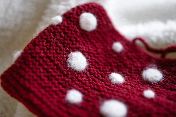 woolen pixie hat toadstool - Afbeelding 3