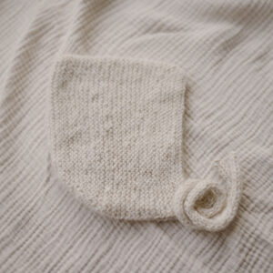 alpaca woolen pixie hat cream