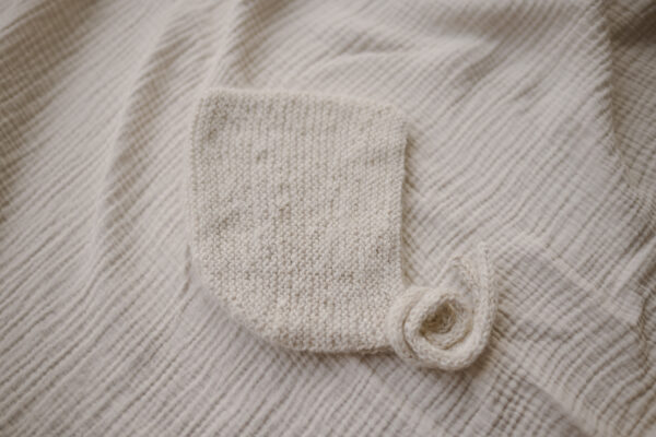 alpaca woolen pixie hat cream