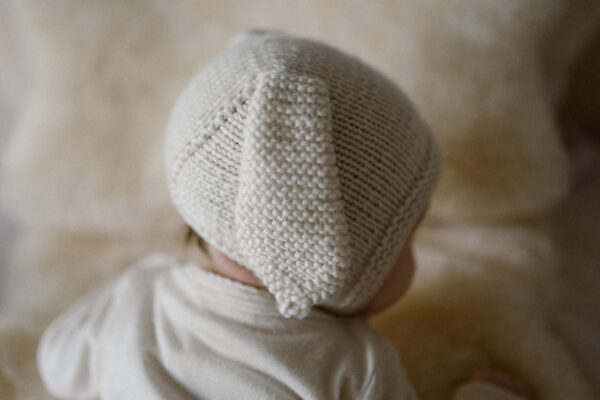 merino bunny hat cream - Afbeelding 4