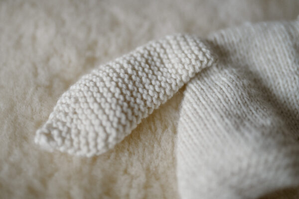 merino bunny hat cream - Afbeelding 5