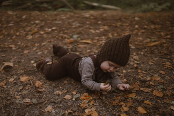 merino pointy hat chocolate - Afbeelding 6