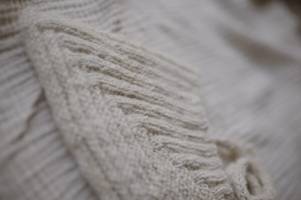 alpaca woolen pointy hat cream - Afbeelding 2
