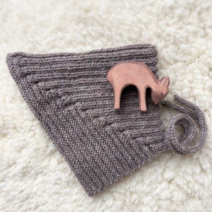 merino pointy hat sand